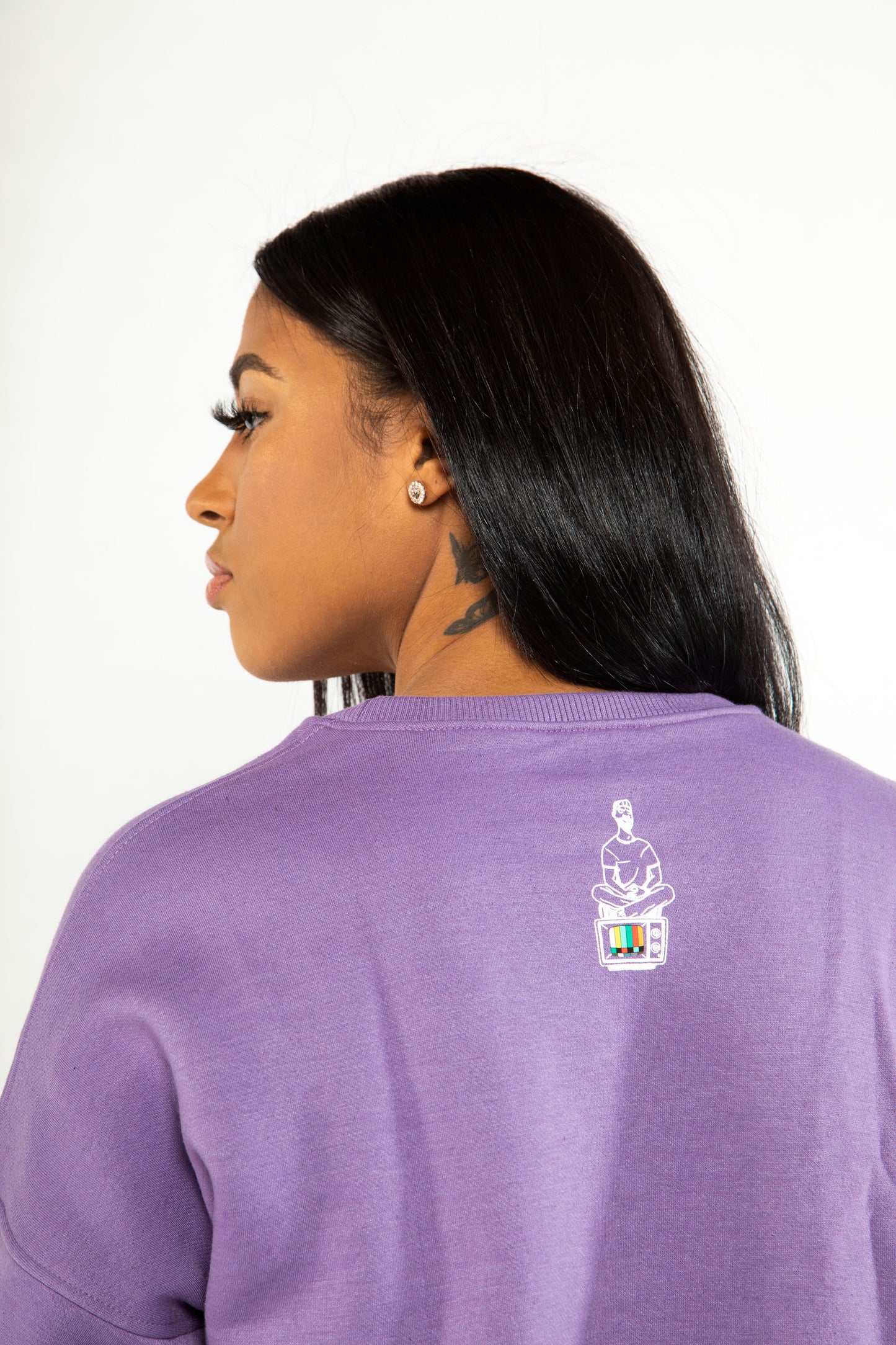 Spiritual Savage Oversized Crop Sweater