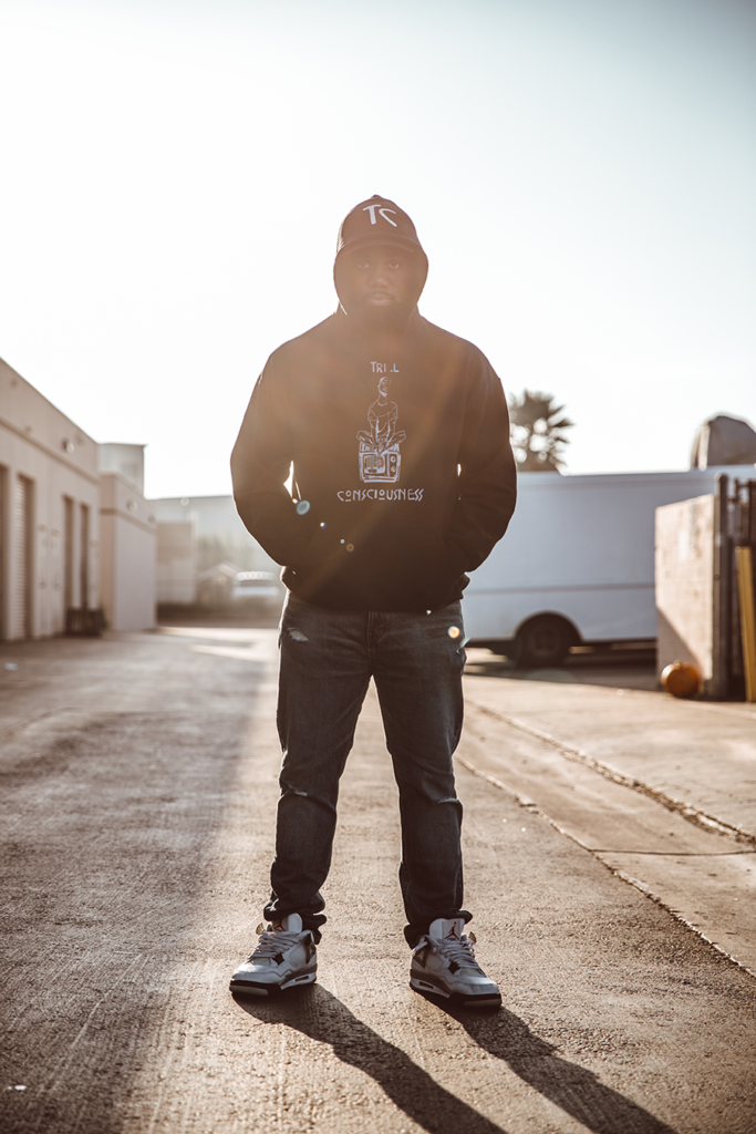 Original Above the Noise hoodie mockup